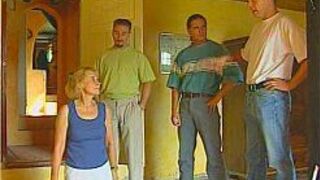 Group sex with mature cleaning lady Birgitta porn video